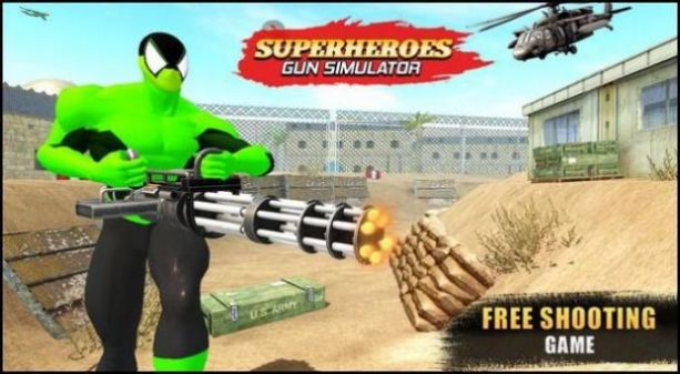 超级英雄火炮模拟器游戏-插图2