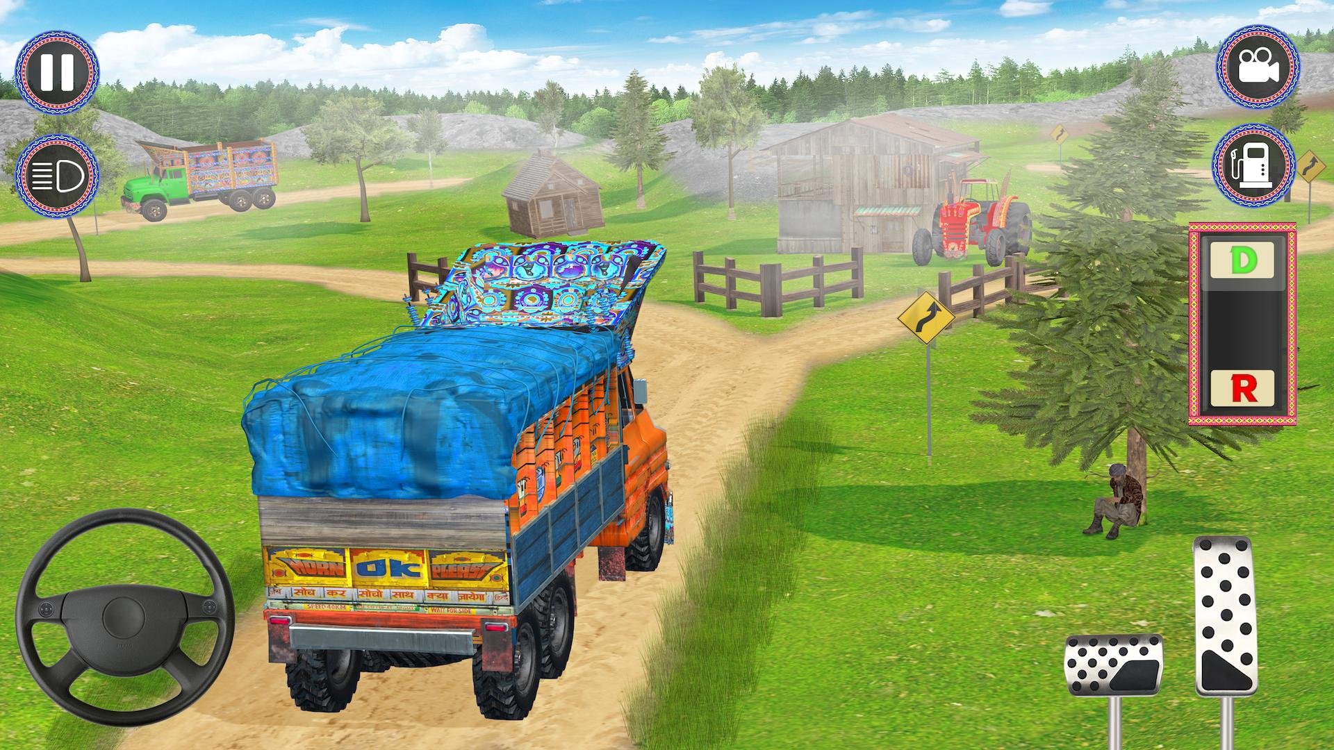 印度卡车货运拖车